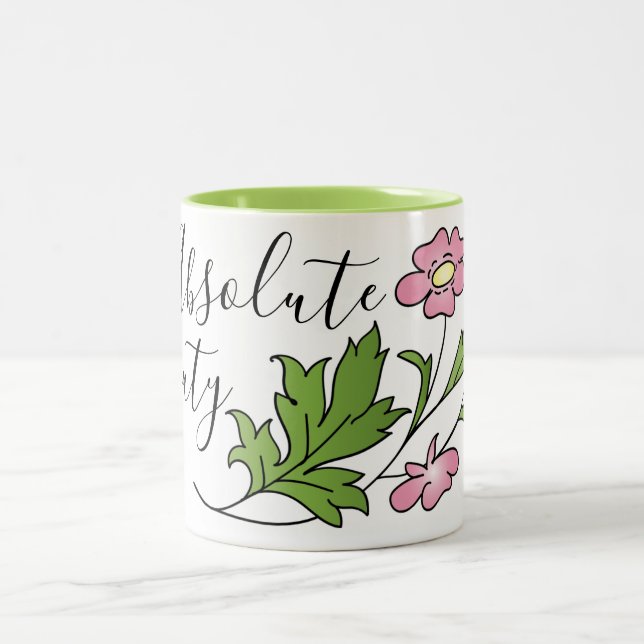 Absolute Beauty Two-Tone Coffee Mug  (Center)
