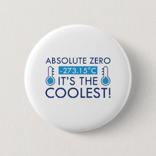 Absolute Zero 2 Inch Round Button
