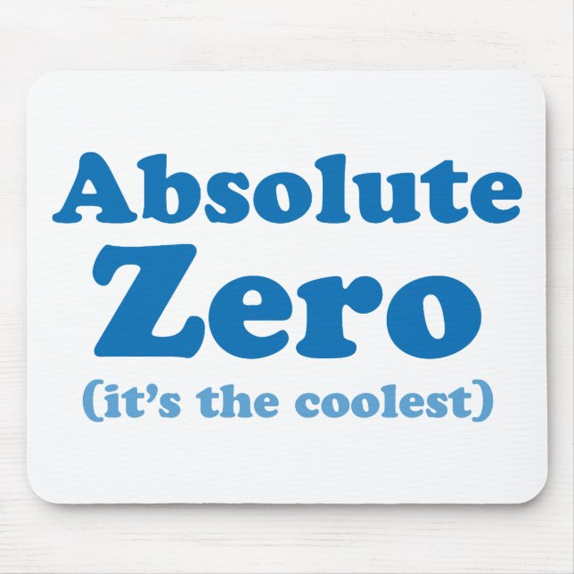 Absolute Zero Mouse Pad (Front)