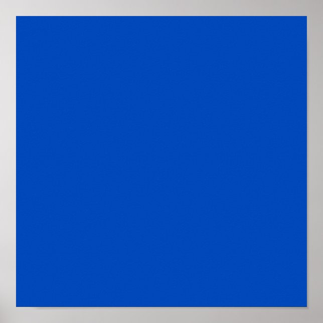 Absolute Zero (solid colour)  Poster (Front)