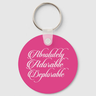 Absolutely Adorable Deplorable Keychain