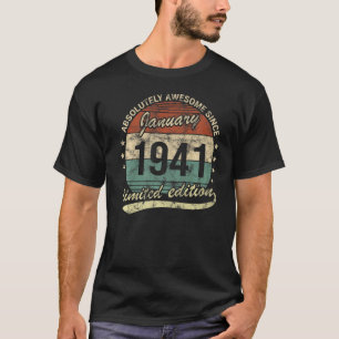 Absolutely Awesome Since January 1941 Man Woman Bi T-Shirt