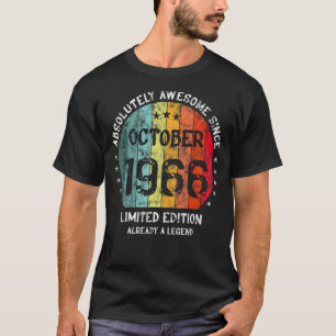 Absolutely Awesome Since October 1966 Man Woman Bi T-Shirt
