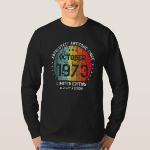 Absolutely Awesome Since October 1973 Man Woman Bi T-Shirt