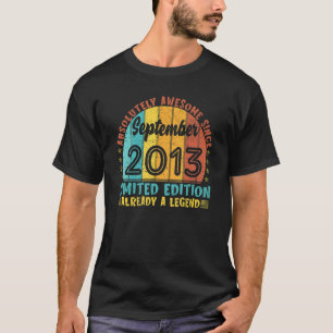 Absolutely Awesome Since September 2013 Boy Girl B T-Shirt