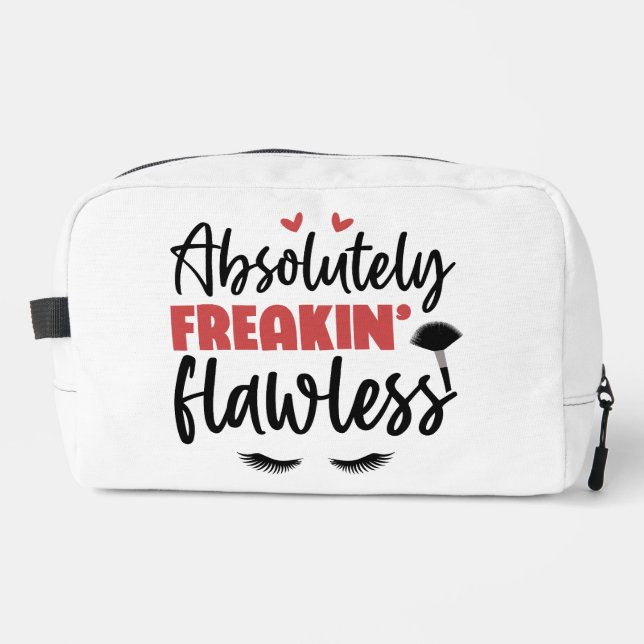 Absolutely Freakin' Flawless Makeup Dopp Kit (Front)