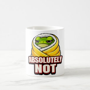 Absolutely Not Frog – Funny Lazy Frog Meme Coffee Mug