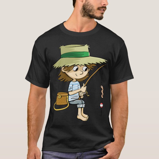 Absolutely Torqued Fishing Design T-Shirt (Front)