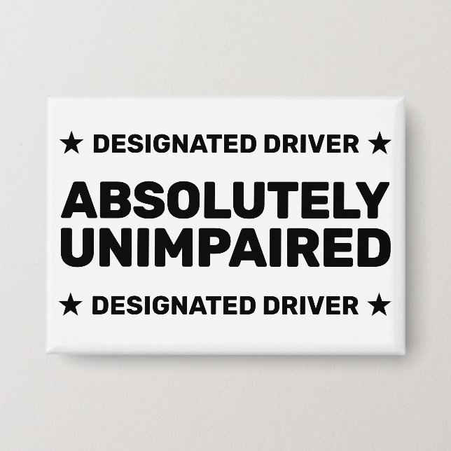 Absolutely Unimpaired™ Button (Front)