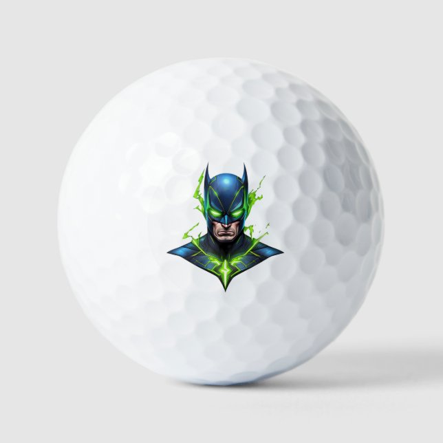 "Absorption Suit for Superhero" Golf Balls (Front)