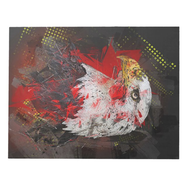 Absract Spirit Of Eagle Notepad (Front)