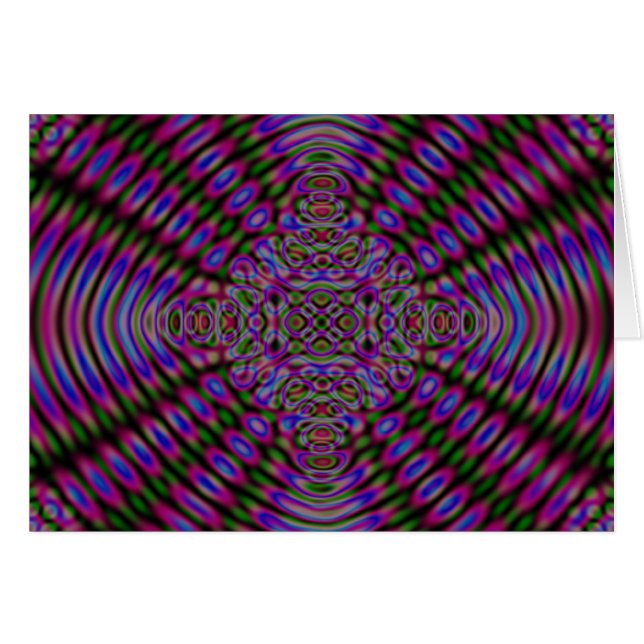 Abstact All Occasions Greeting Card  (Front Horizontal)