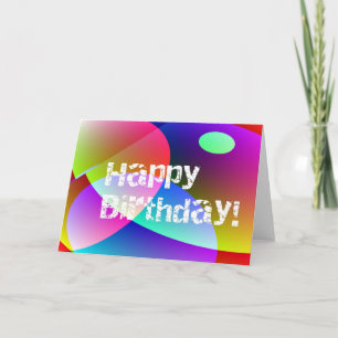 Abstact Birthday Card