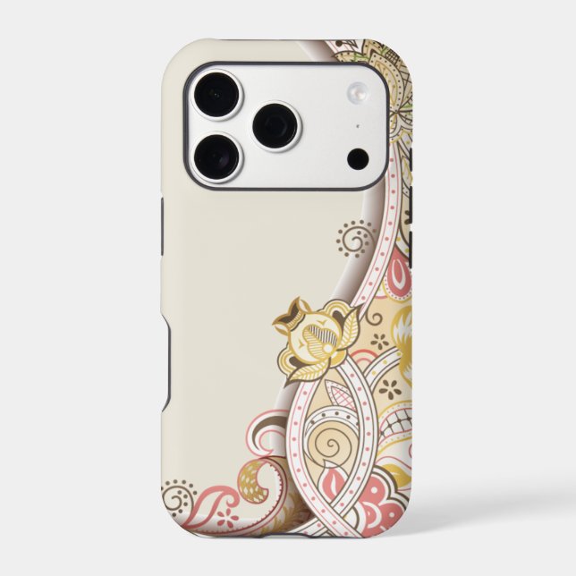 Abstact Flower Vector iPhone XS Case (Back)