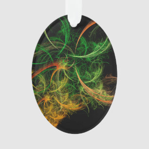 Abstarct Art Space Flowers Ornament