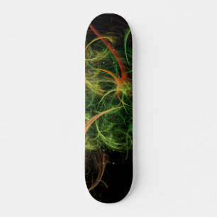 Abstarct Art Space Flowers Skateboard