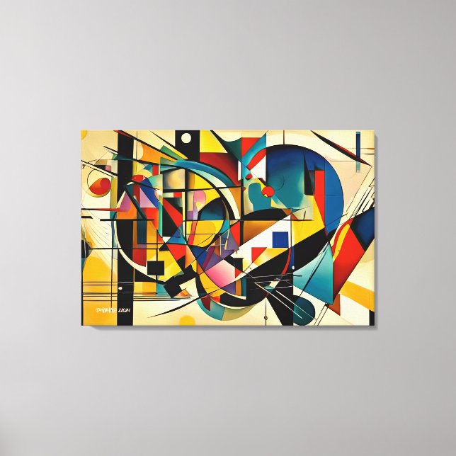 ABSTR_24-046, Abstract Gallery Art Canvas Print (Front)
