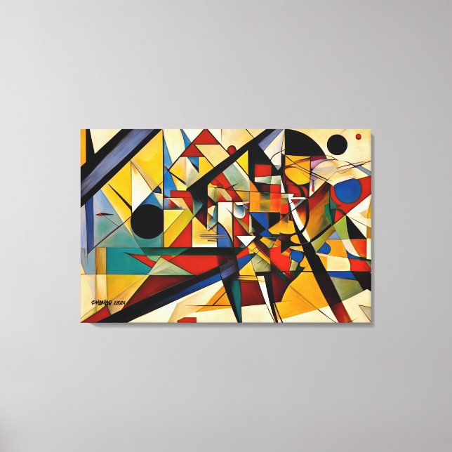 ABSTR_24-049, Abstract Gallery Art Canvas Print (Front)