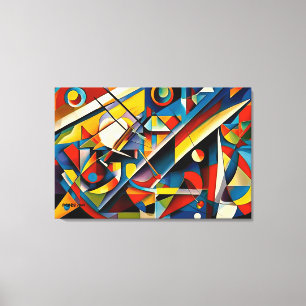 ABSTR_24-050, Abstract Gallery Art Canvas Print
