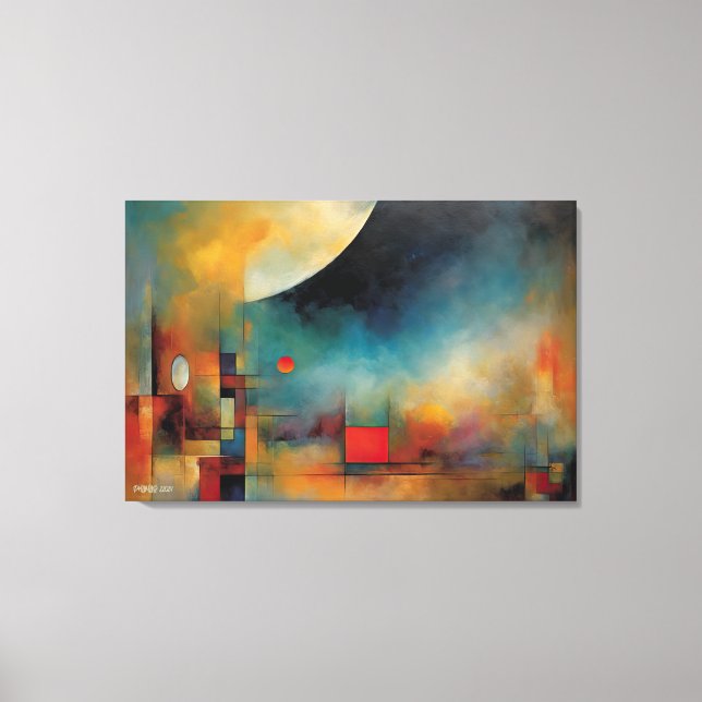 ABSTR_24-093, Abstract Gallery Art Canvas Print (Front)