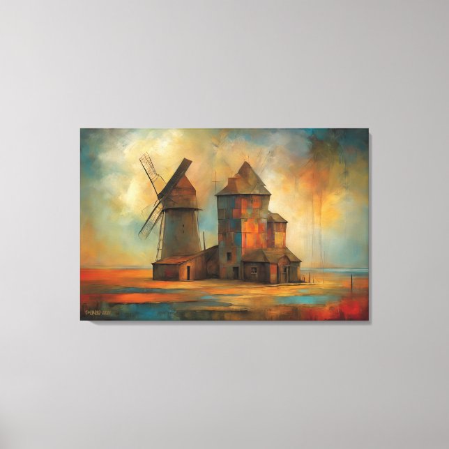 ABSTR_24-097, Abstract Gallery Art Canvas Print (Front)