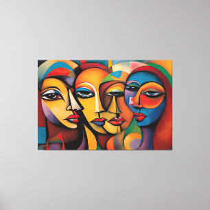 ABSTR_25_009 Abstract Gallery Art Canvas Print