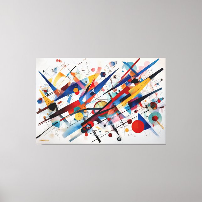 ABSTR_25-012  Abstract Art Canvas Print (Front)
