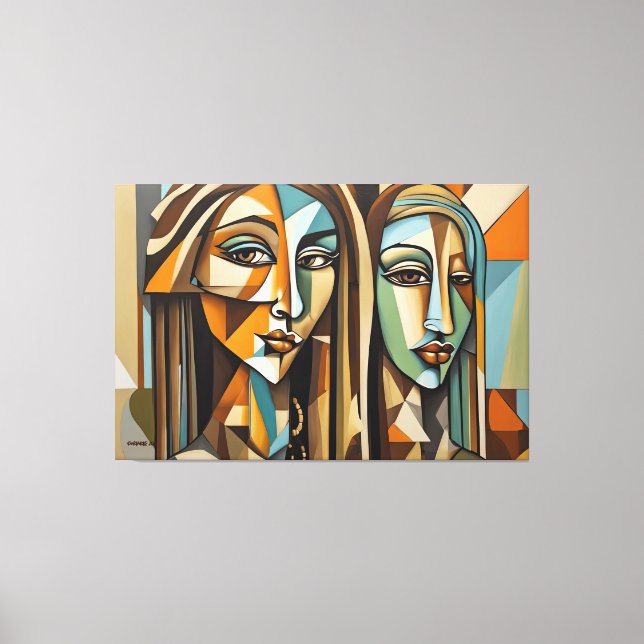 ABSTR_25-081 Abstract Art Canvas Print (Front)