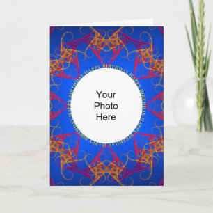 Abstraact Photo Birthday Card