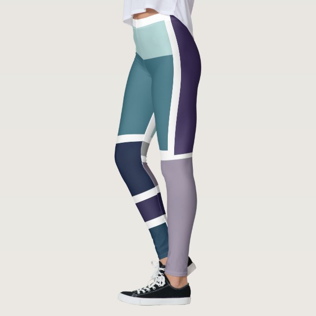 Abstrac colours leggings (Left)