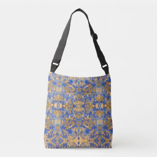 Abstrack Blue Exclusive Pattern Crossbody Bag