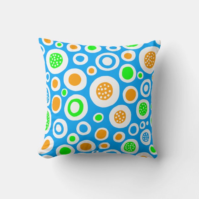 Abstract 030413 throw pillow (Front)
