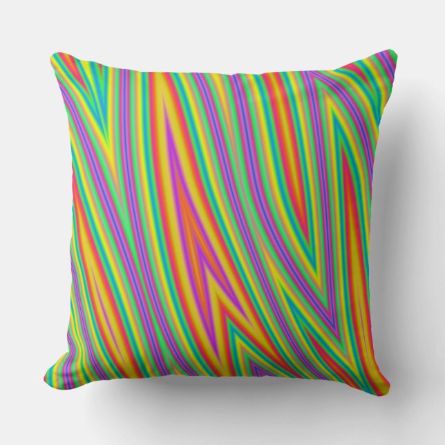 Abstract 031116(8) throw pillow (Front)