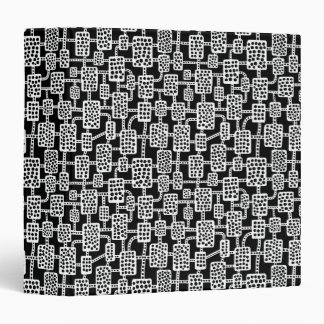 Abstract 041113 (1.5in) - White on Black Binder