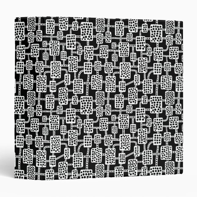 Abstract 041113 (1.5in) - White on Black Binder (Front/Spine)