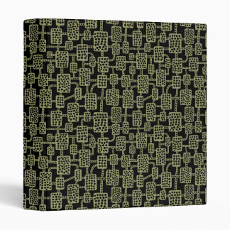 Abstract 041113 (1in) - Khaki on Black Binder