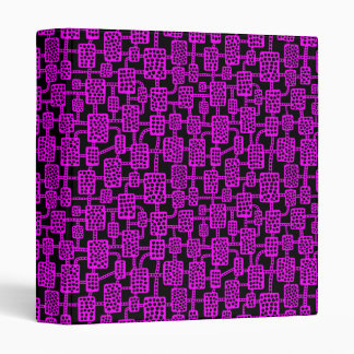 Abstract 041113 (1in) - Magenta on Black Binder