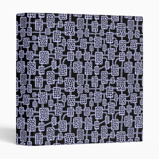 Abstract 041113 (1in) - Powder Blue on Black Binder