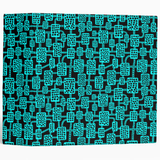 Abstract 041113 (2in) - Cyan on Black Binder