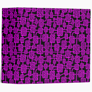 Abstract 041113 (2in) - Magenta on Black Binder