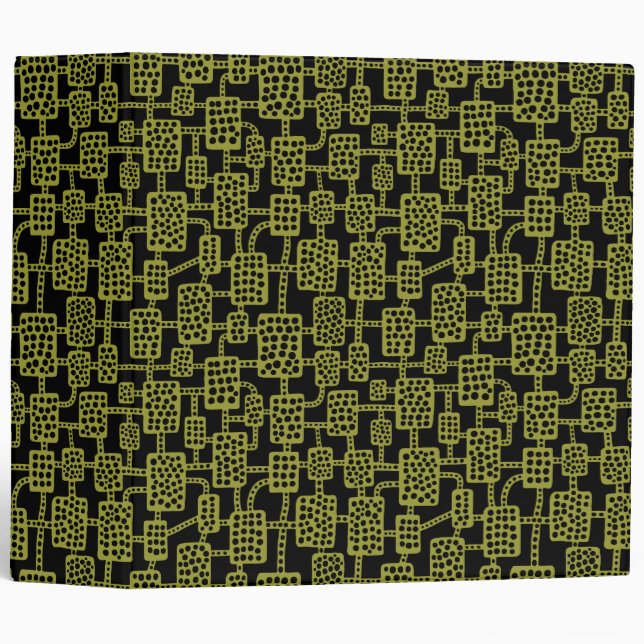 Abstract 041113 (2in) - Olive on Black Binder (Front/Spine)
