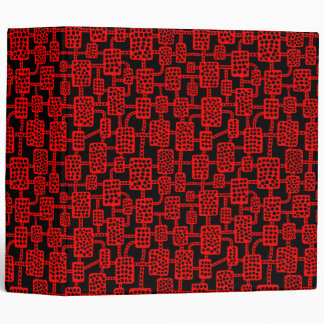 Abstract 041113 (2in) - Red on Black Binder