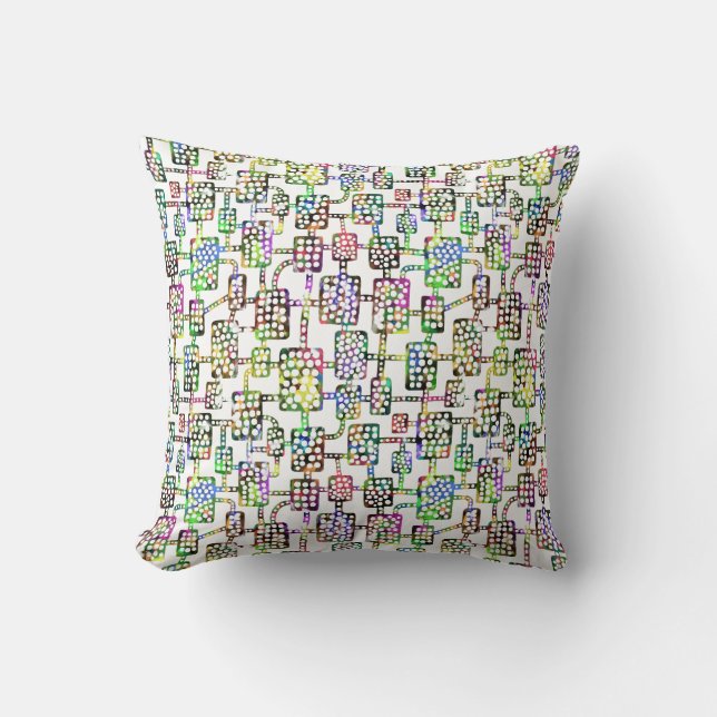 Abstract 041113 - Abstract Texture 02 Throw Pillow (Front)