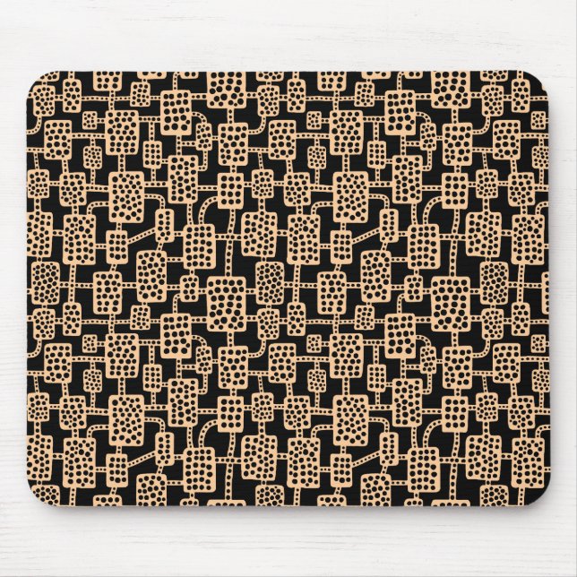 Abstract 041113 - Sand on Black Mouse Pad (Front)