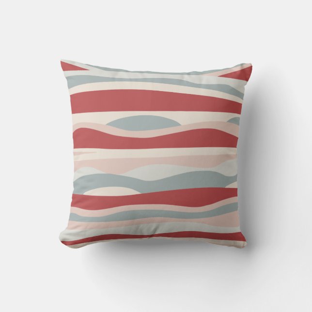 Abstract 050723 throw pillow (Front)