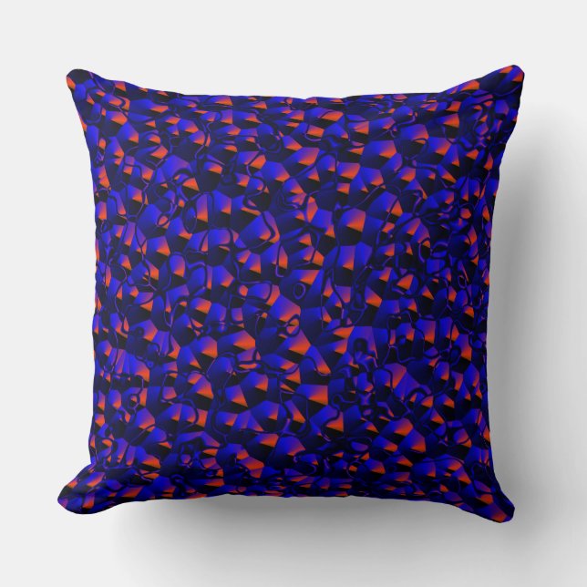 Abstract 080716(2) throw pillow (Front)
