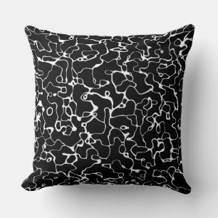 Abstract 080716(9) throw pillow