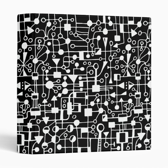 Abstract 090112 (1in) - White in Black Binder (Front/Spine)