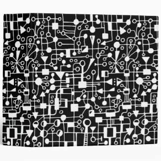 Abstract 090112 (2in) - White in Black Binder