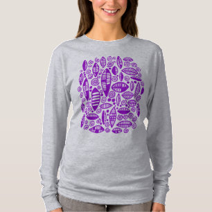 Abstract 100813 - Purple T-Shirt